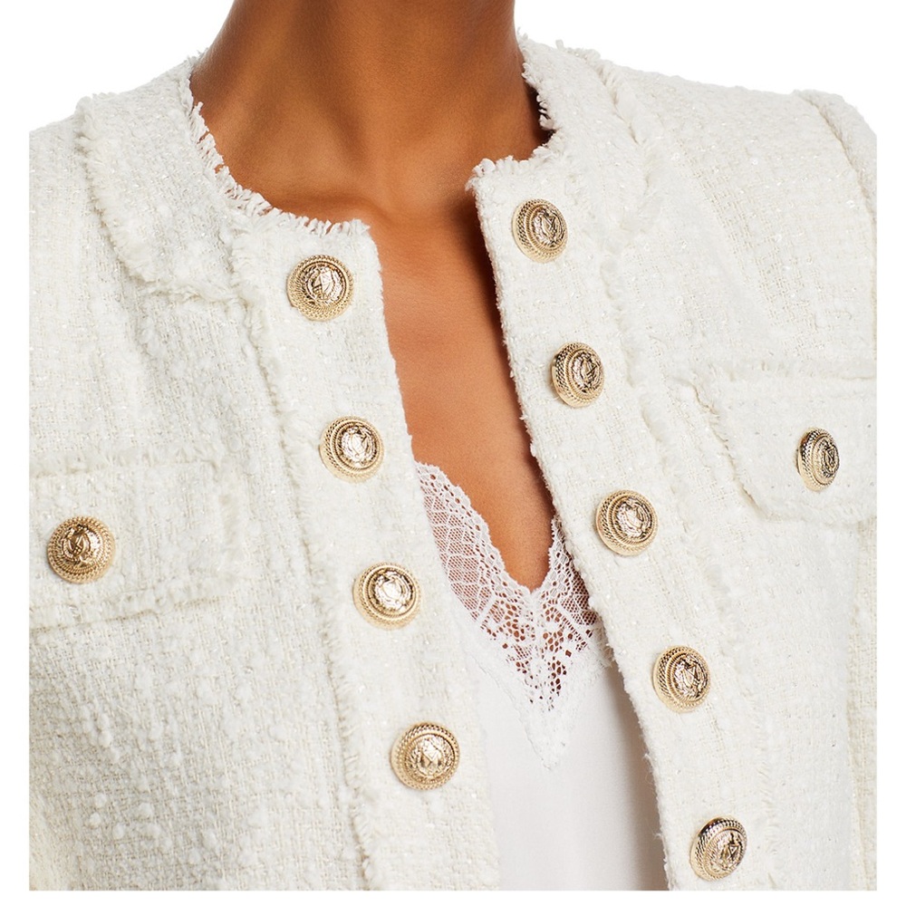 Generation Love White Tweed Blazer - Picture 2 of 8